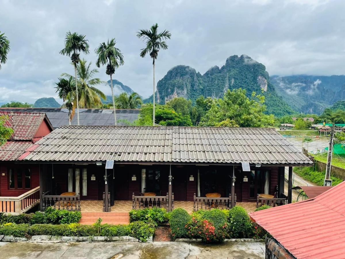 Bungalows Le Jardin Vangvieng Vang Vieng Buitenkant foto